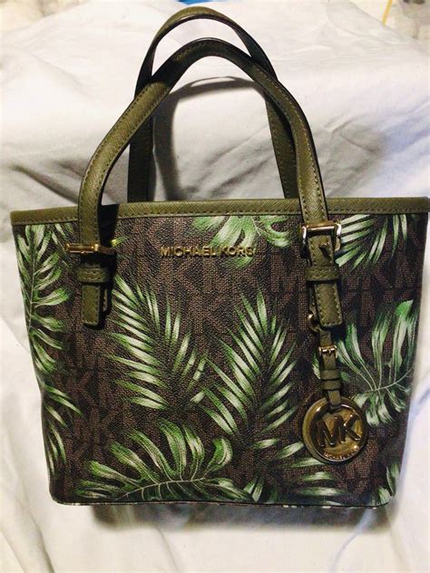 michael kors palm leaf crossbody|Michael Kors handbags.